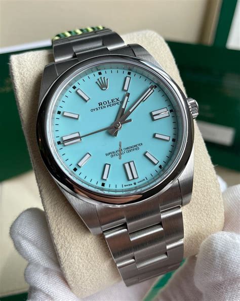 Rolex tiffany blue 41